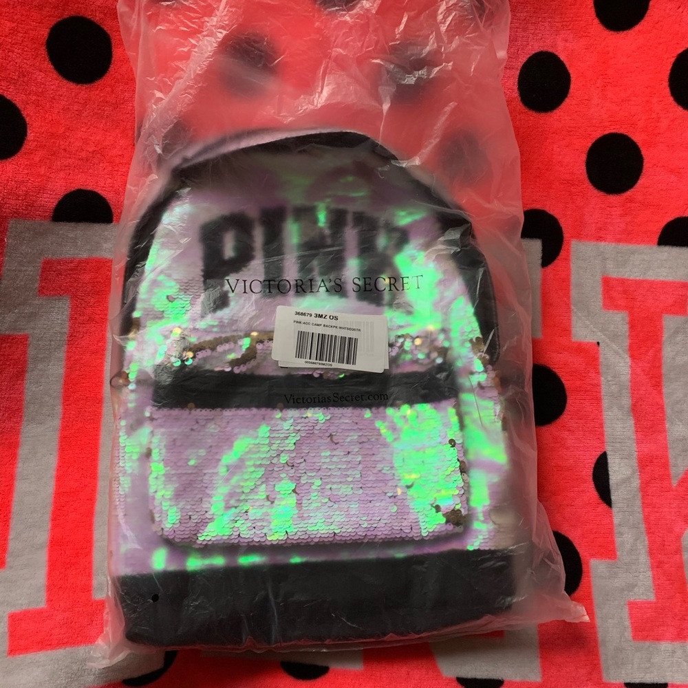 Bling pink backpack